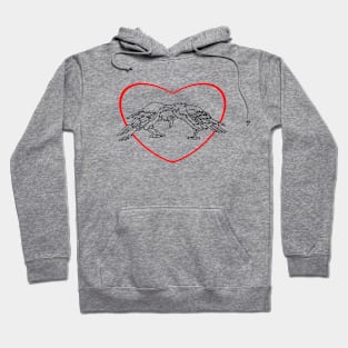 Raven love Hoodie